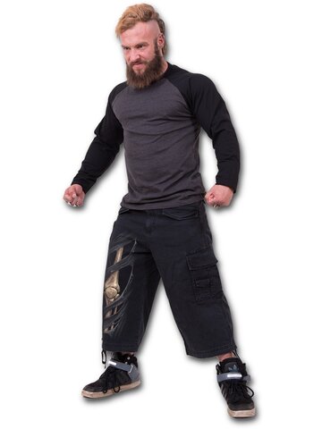 Suchen Sie ein originelles und außergewöhliches Geschenk? überrascht den Beschenkten sicher Herren Hose - dreiviertel mit dem Motiv Knochen